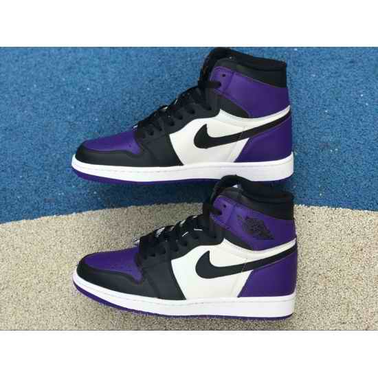 Air Jordan 1 Court Purple Men Shoes